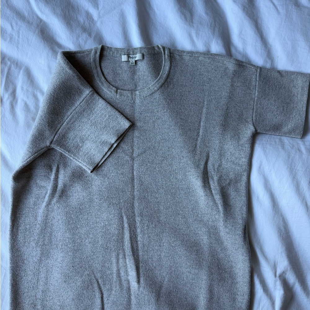 Gray Shirt Sweater